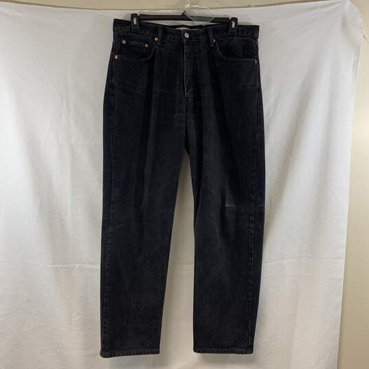 Men's Black 550 Relaxed Fit Jeans, Sz. 38x32 image number 1