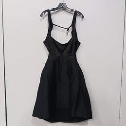 Halston Heritage Black Halter Cut Outs Dress Women's Size 10 NWT