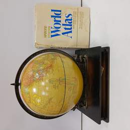 Vintage Cram's Imperial 12" Globe w/ Stand alternative image