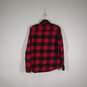Mens Plaid Regular Fit Long Sleeve Collared Button-Up Shirt Size Small image number 2