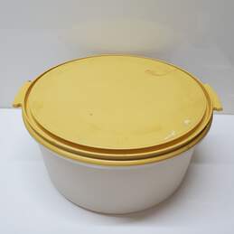 Vintage Tupperware Container 14.5x13.5x6.75in