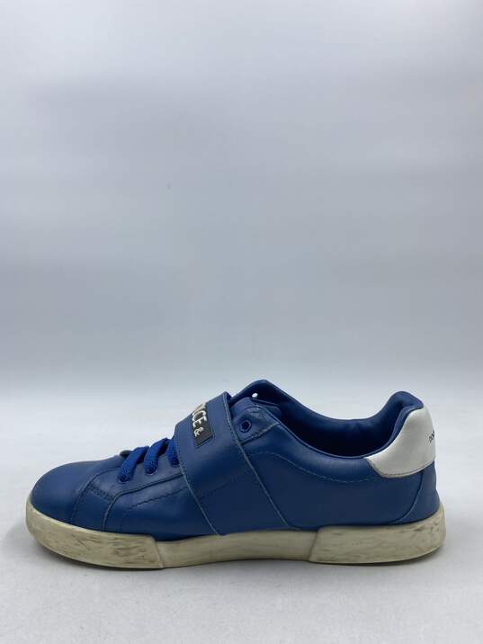 Authentic Dolce & Gabbana Blue Sneakers M 5.5 image number 2