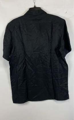 NWT Banana Republic Mens Black Standard Fit Short Sleeve Button-Up Shirt Size L alternative image