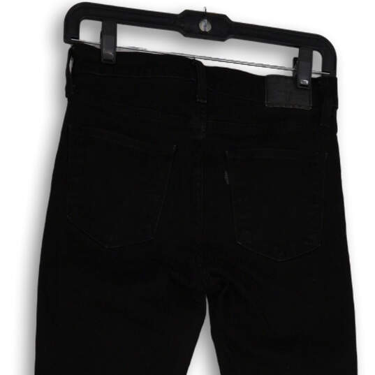 Womens Black 720 Denim Dark Wash Pockets High Rise Super Skinny Jeans Sz 27 image number 4