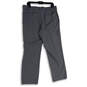 Mens Gray Flat Front Slash Pocket Straight Leg Chino Pants Size 36X30 image number 2