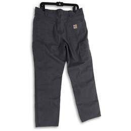 Mens Gray Denim Flame Resistant Rugged Flex Relaxed Fit Work Pants Sz 36x32 alternative image