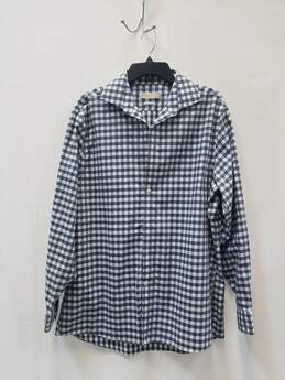 Michael Kors  Men's Blue/White Shirt Size 16.5