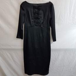 Nanette Lepore Black In The Sky Sheath Bow Dress Size 6