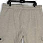 NWT Mens Gray Elastic Waist Slash Pocket Drawstring Jogger Pants Size XXL image number 4