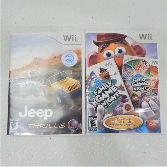 Nintendo Wii w/6 Games Jeep Thrills image number 15