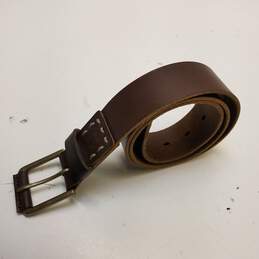 Timberland Genuine Brown Leather Men's Belt Size 32 alternative image