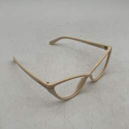 Tom Ford Womens Beige Full Rim Cat Eye Eyeglasses Frame With White Case alternative image