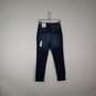 NWT Womens Button Fly Distressed High Rise Ankle Skinny Leg Jeans Size 3/25 image number 2