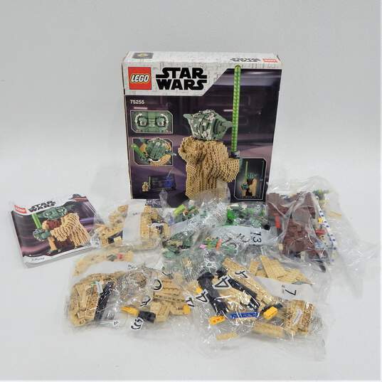Lego Star Wars 75255 Yoda Building Set Open Box Partially Built & Sealed Bags image number 2