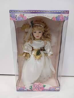 Victorian Rose Collection Special Edition Holly Angel Collectible Porcelain Doll NIB