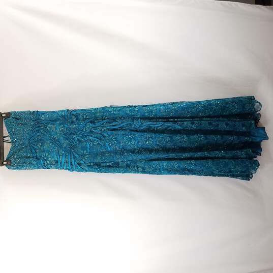 Fiesta Women Turquoise Sleeveless Top 4XL image number 1