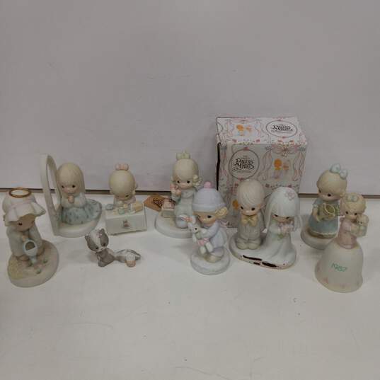 9pc Bundle of Assorted Enesco Precious Moments Figurines image number 1