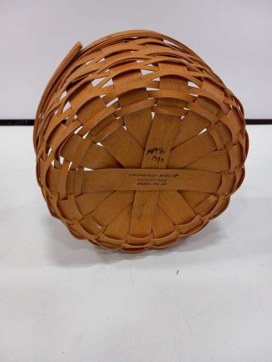 Longaberger Handwoven Basket Floral Liner image number 5