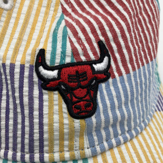 Mens Multicolor Chicago Bulls Michael Jordan Basketball Cap One Size image number 6