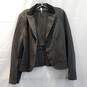 Kensie Gray Blazer With Elbow Patch Size Large image number 1