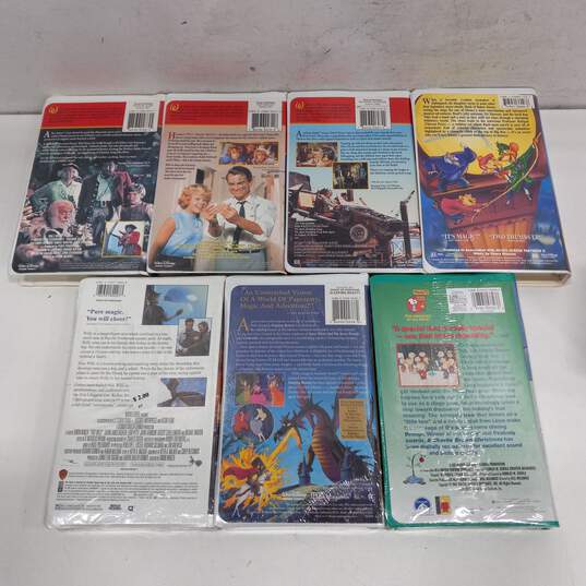 VHS Tapes Kids & Family Movies Assorted 7pc Lot image number 2