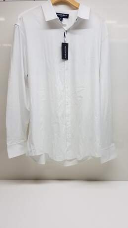 Mizzen + Main White Button Up Dress Shirt - Size XL