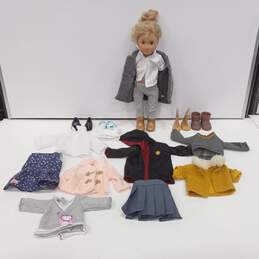Battat Our Generation Blond Haired Doll W/ Clothing/Accessories