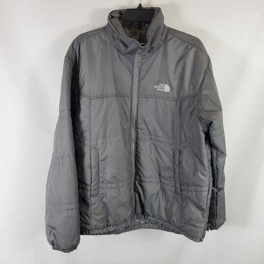 The North Face Men Gray Puffer Jacket L image number 1