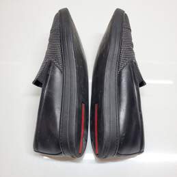 AUTHENTICATED MEN'S PRADA LEATHER SLIP ON LOAFERS SIZE 10 alternative image