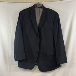Men's Black Calvin Klein 3-Button Suit Jacket, Sz. 46R