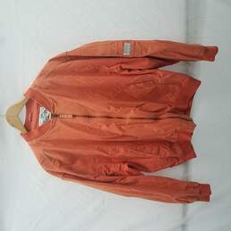 Cottonfield Orange Windbreaker Full-Zip Jacket WMN Sz Large