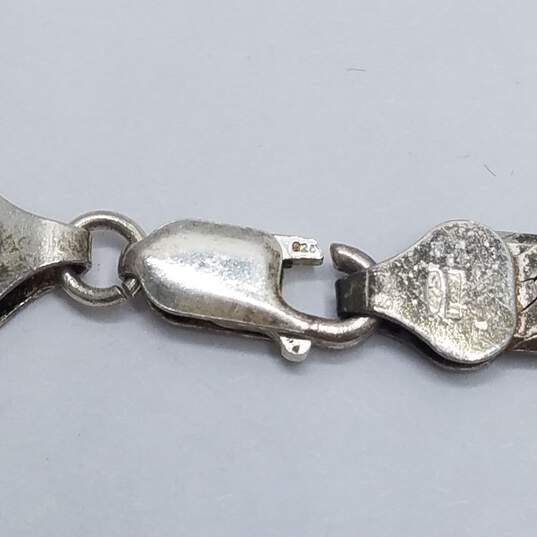 Sterling Silver Herringbone 18" Necklace 22.5g image number 6