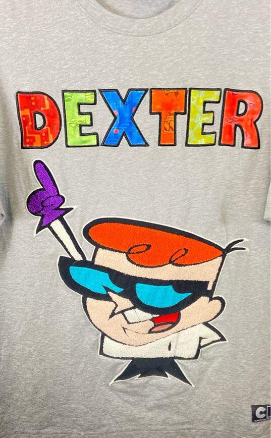 Cartoon Network Men Gray Dexter's Laboratory Graphic T Shirt L image number 6