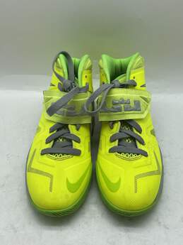 Boys Zoom Soldier VII 599818-701 Neon Green Sneaker Shoes Sz 6Y W-0503370-A