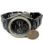 Designer Fossil ES2157 Rhinestone Chronograph Dial Analog Wristwatch image number 3