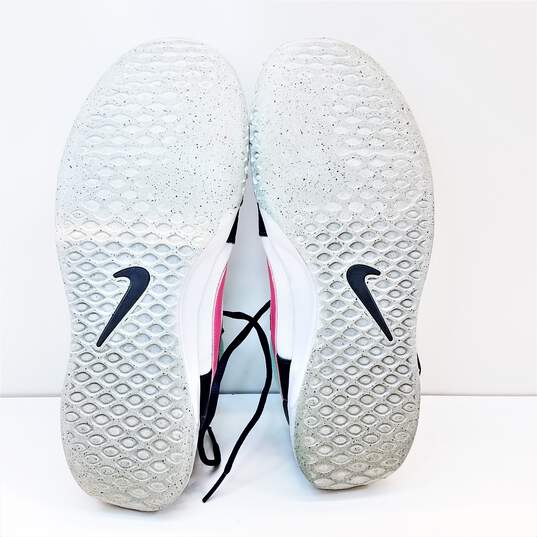 Nike Court Zoom Lite 3 Junior Tennis Shoe - Obsidian/Hyper Pink/Green Size (12) image number 5