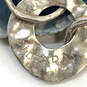 Designer Silpada 925 Sterling Silver Hammered Circle Link Chain Bracelet image number 5