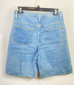 Mickey By Jerry Leigh Women Blue High Waisted Denim Shorts M alternative image