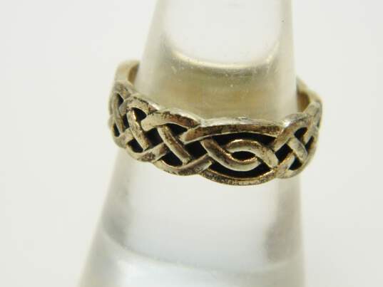 Sterling Silver Diamond Accent Solvar & Celtic Knot Jewelry 11.6g image number 3