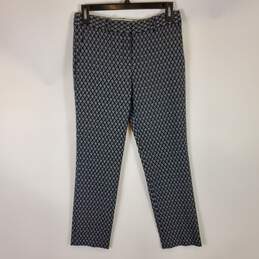 Theory Women Geometric Print Pants SZ 0 NWT