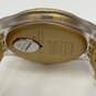 Designer Swatch Swiss Gold-Tone Chronograph Round Dial Analog Wristwatch image number 4