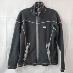 HH Helly Hansen Women’s Grey Zip Up Fleece Jacket Size M