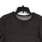 Mens Purple Waffle Knit Long Sleeve Crew Neck Pullover Sweater Size Large image number 3