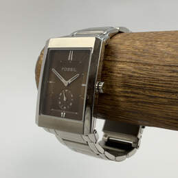 Designer Fossil FS4300 Silver-Tone Stainless Steel Analog Quartz Wristwatch