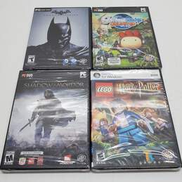 Lot of 4 Sealed WB Games For PC