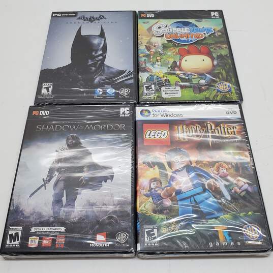 Lot of 4 Sealed WB Games For PC image number 1