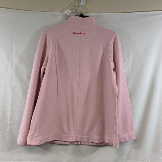 Women's Pink Tommy Bahama Full-Zip Jacket, Sz. XL image number 2