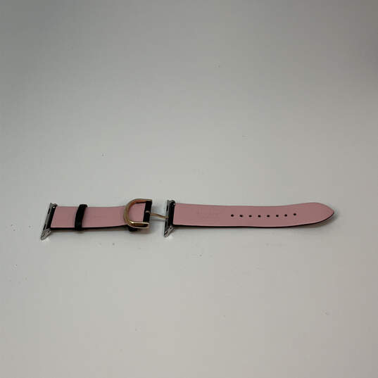 Designer Kate Spade Black Pink Apple Watch Detachable Adjustable Strap image number 2