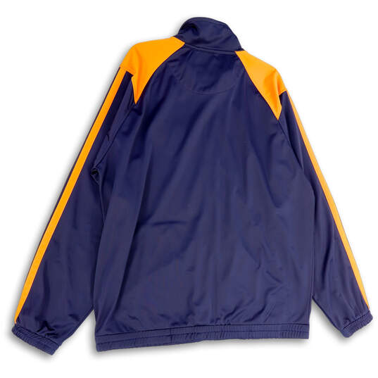 Mens Blue Orange Long Sleeve Chicago Bears Full-Zip Track Jacket Size XXL image number 2