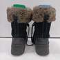 Khombu Black Snow Boots Women's Size 10 image number 4